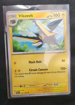 Vikavolt 056/162 Pokemon TCG Card TEF TEMPORAL FORCES Near Mint NM - Image 1