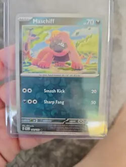 Maschiff Cosmos 142/193 Reverse Holo PACK FRESH Pokemon TCG Card Free Shipping - Image 1