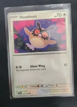 Hoothoot 126/162 Pokemon TCG Card TEF TEMPORAL FORCES Near Mint NM - Image 1