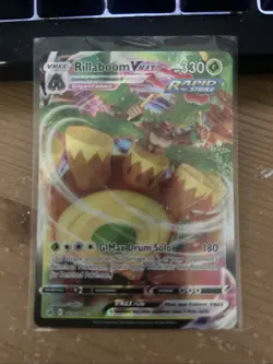 Pokemon TCG Rillaboom VMAX Fusion Strike Holo Ultra Rare Card 023/264 - Image 1