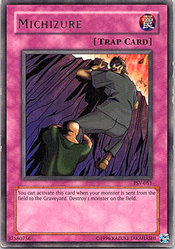 Michizure PSV-051 Yu-Gi-Oh! Card Light Play Unlimited - Image 1