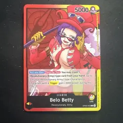 One Piece Card Game Belo Betty (002) Leader - Awakening of the New Era NM Eng - Image 1