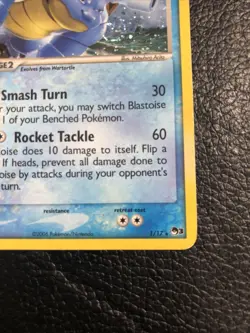 B6 Blastoise 1/17 Pop Series 3 Holo 2006 Pokemon Card TCG Swirl - Image 4