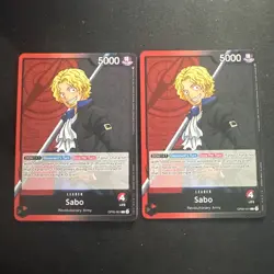 One Piece Card Game Sabo (001) - Awakening of the New Era (Lot Of 2) - Image 1