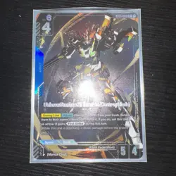Gundam Card Game Newtype Rising Unicorn 02 Banshee GD01-003 LR+ Holo Foil x1 - Image 1
