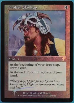 Grafted Skullcap FOIL 7th Edition HEAVILY PLD Rare CARD (377667) ABUGames - Image 1