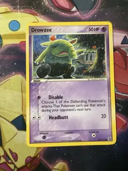 LP Drowzee 67/113 - 2005 EX Delta Species Pokemon Card - Tomokazu Komiya Art - Image 1