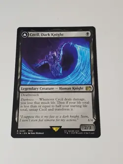 MTG - Cecil, Dark Knight Cecil, Redeemed Paladin - Final Fantasy Regular Rare - Image 1