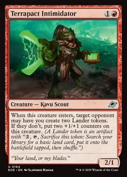 1x Terrapact Intimidator NM Eng MTG - Edge of Eternities - Image 1
