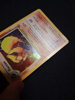 Flareon 3/64 1st Edition Holo Rare - Pokemon Jungle MP Card - Image 3