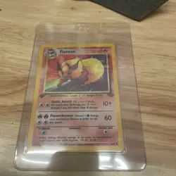 Flareon 3/64 1st Edition Holo Rare - Pokemon Jungle MP Card - Image 1