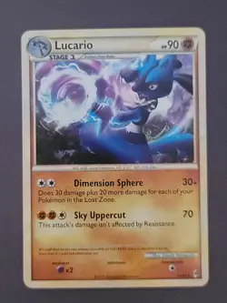 Lucario Holo #14/95 - 2011 Pokemon Call of Legends MP - Image 3