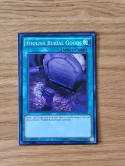 MP17-EN218 Foolish Burial Goods X2 Secret Rare Yugioh Card Great Condition - Image 2