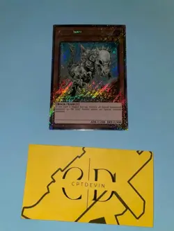 YuGiOh! - Fossil Dyna Pachycephalo RA03-EN195 Platinum Secret Rare 1st Near Mint - Image 1