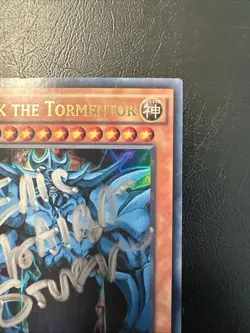 Obelisk the Tormentor LDK2-ENS02 Eric Stuart Kaiba Signed Yugioh 1st Edition - Image 3