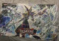 Yugioh Playmat 2019 San Diego Comic Con - Neos, Dark Magician, Stardust Dragon - Image 1