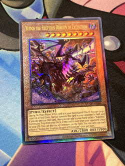 Veidos Eruption Dragon of Extinction ULTIMATE RARE DUAD-AE089 NM YUGIOH AsianEng - Image 5