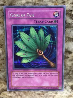 Yugioh! Goblin Fan TFK-003 Secret Rare NM - Image 1