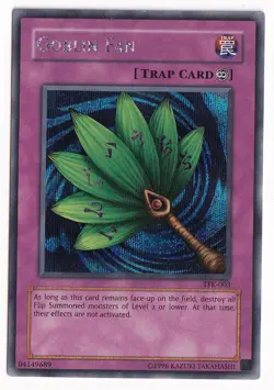 Yugioh! Goblin Fan TFK-003 Secret Rare NM - Image 1
