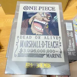 One Piece Trading Card Deluxe Premium Box Anime CCG Lucky Card Blackbeard Ed HOT - Image 1