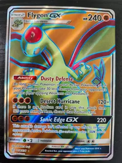 Pokemon TCG Cosmic Eclipse Flygon GX 218/236 Nm/M Unplayed Great Card! - Image 1