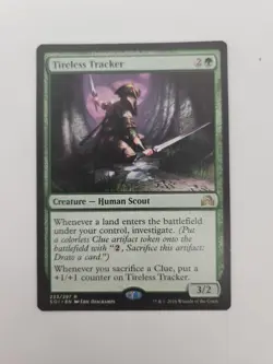 MTG Tireless Tracker - Shadows over Innistrad Card # 233 NM never played - Image 1