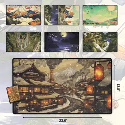 World of The Gods, Magic The Gathering Playmat, MTG, TCG Large Mousepad, - Image 1