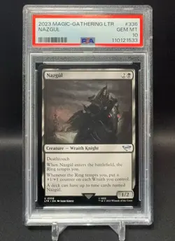 PSA 10 - Nazgul - LOTR Lord of the Rings - Tales From Middle Earth - MTG #336 - Image 1
