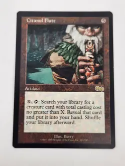 MTG Rare Citanul Flute x 1 SP - Urza's Saga Near Mint Rare Artifact - Image 1