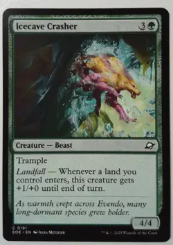 Icecave Crasher *Common* Magic MtG x1 Edge of Eternities - Image 1
