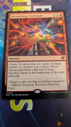 1 x Devastating Onslaught - Edge of Eternities - NM-Mint - MTG - Image 1