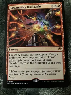 1 x Devastating Onslaught - Edge of Eternities - NM-Mint - MTG - Image 1