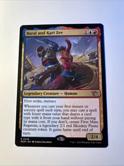 x1 Baral and Kari Zev R MTG Commander: Tarkir: Dragonstorm M/NM, English - Image 1