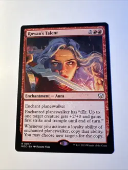 x1 Rowan's Talent R MTG Commander: March of the Machine M/NM, English - Image 1