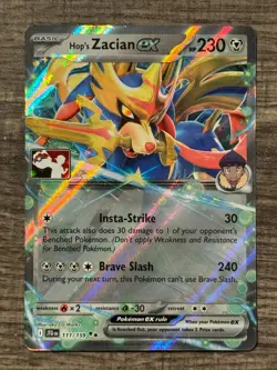 Pokemon Prize Pack Series 7 Journey Together 111/159 Hop's Zacian EX - Image 1