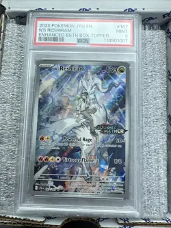 Pokemon TCG N's Reshiram Stamped 167/159 Journey Together PSA 9 MINT - Image 1