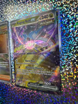Pokemon: Promo 145 Raging Bolt ex; Poke Ball 120/131 Professor Sada's Vitality - Image 3