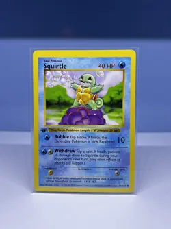 Pokemon TCG Squirtle 063/102 1st Edition Base Set (Shadowless) -Read description - Image 5