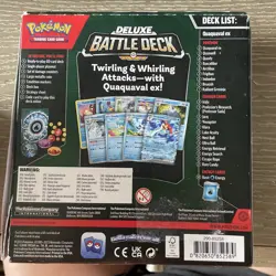Pokemon TCG Deluxe Battle Deck Quaquaval EX NEW/SEALED w/ Radiant Greninja - Image 2
