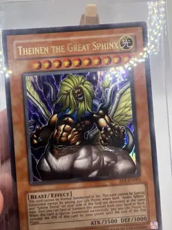 Yugioh Theinen the Great Sphinx EP1-EN001 Ultra Rare LP/MP - Image 3