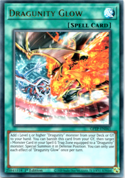Dragunity Glow - GFTP-EN041 - Ultra Rare - 1st Edition - Yugioh - Image 1
