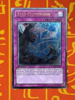 YUGIOH ZEKT CONVERSION ULTIMATE RARE 1ST EDITION EXCELLENT GAOV-EN073 - Image 1