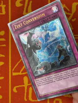 YUGIOH ZEKT CONVERSION ULTIMATE RARE 1ST EDITION EXCELLENT GAOV-EN073 - Image 3