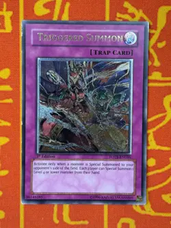YUGIOH TRIGGERED SUMMON ULTIMATE RARE 1ST EDITION LIGHT PLAY FOTB-EN046 - Image 1