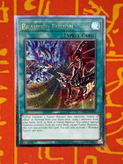 YUGIOH BRANDED FUSION ULTIMATE RARE NEAR MINT OP22-EN002 - Image 1