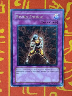 YUGIOH RISING ENERGY ULTIMATE RARE HEAVY PLAY CRV-EN056 - Image 1