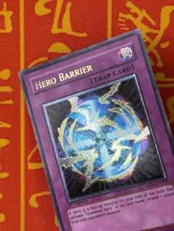 YUGIOH HERO BARRIER ULTIMATE RARE 1ST EDITION LIGHT PLAY EEN-EN049 - Image 3