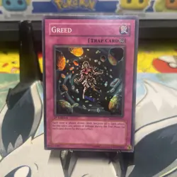 YUGIOH GREED ULTIMATE RARE 1ST EDITION LIGHT PLAY SOD-EN055 - Image 1
