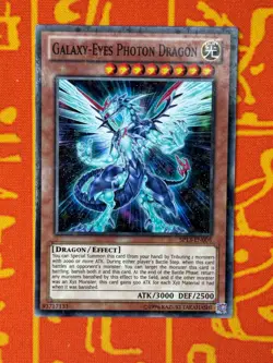 YUGIOH GALAXY-EYES PHOTON DRAGON STARFOIL RARE NM SP13-EN008 - Image 1