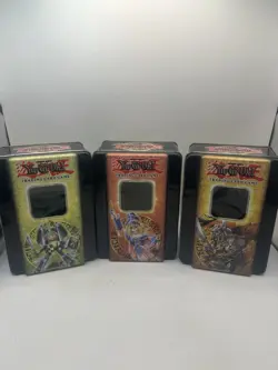 YUGIOH Vintage Tins Bundle X3 Bundle Joblot - Tins Only - Image 1